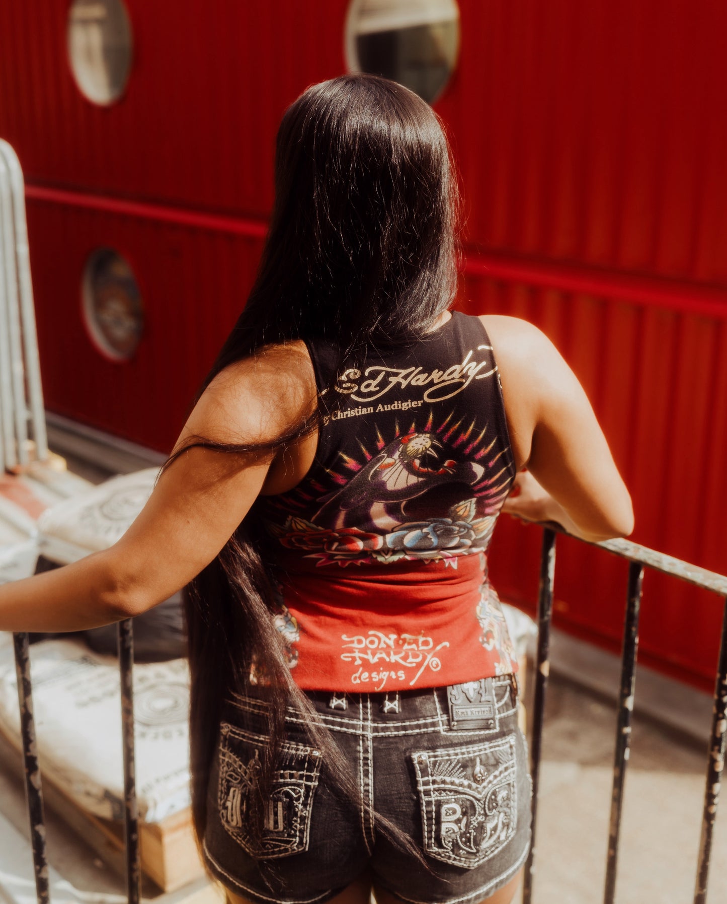 Re-Worked Ed Hardy Strap Top (1of1)
