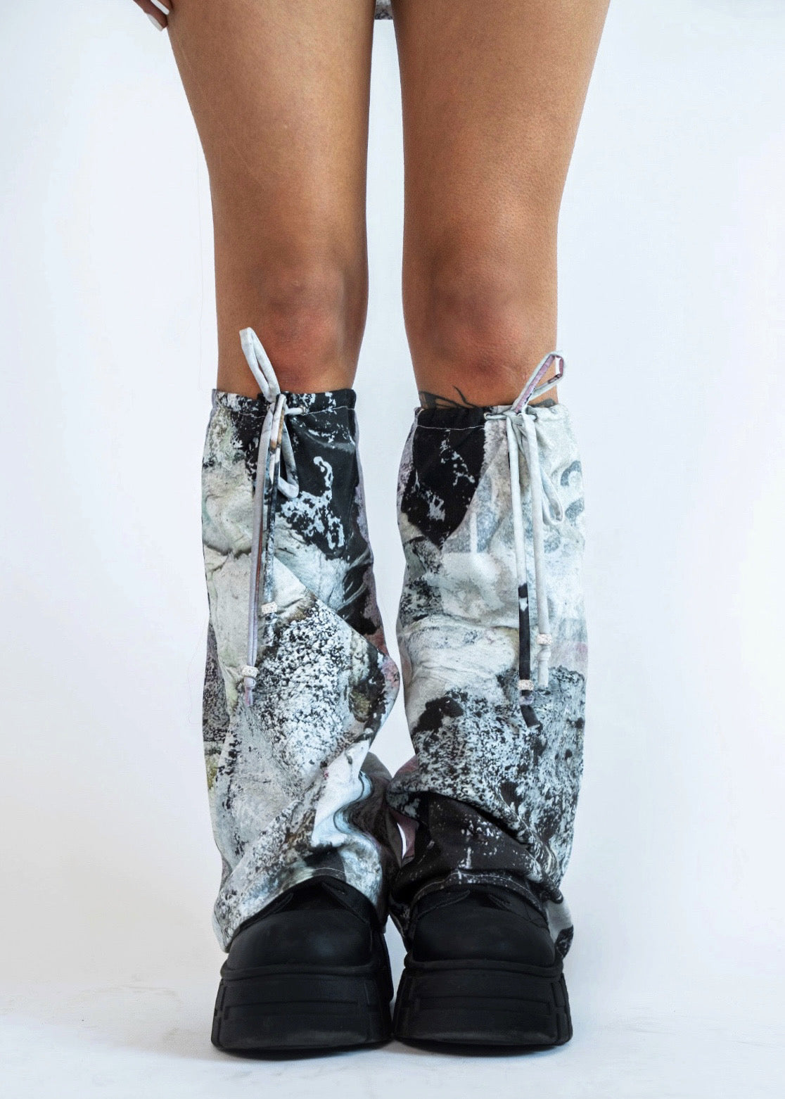 S/S23 Pink Print Leg Warmer Set